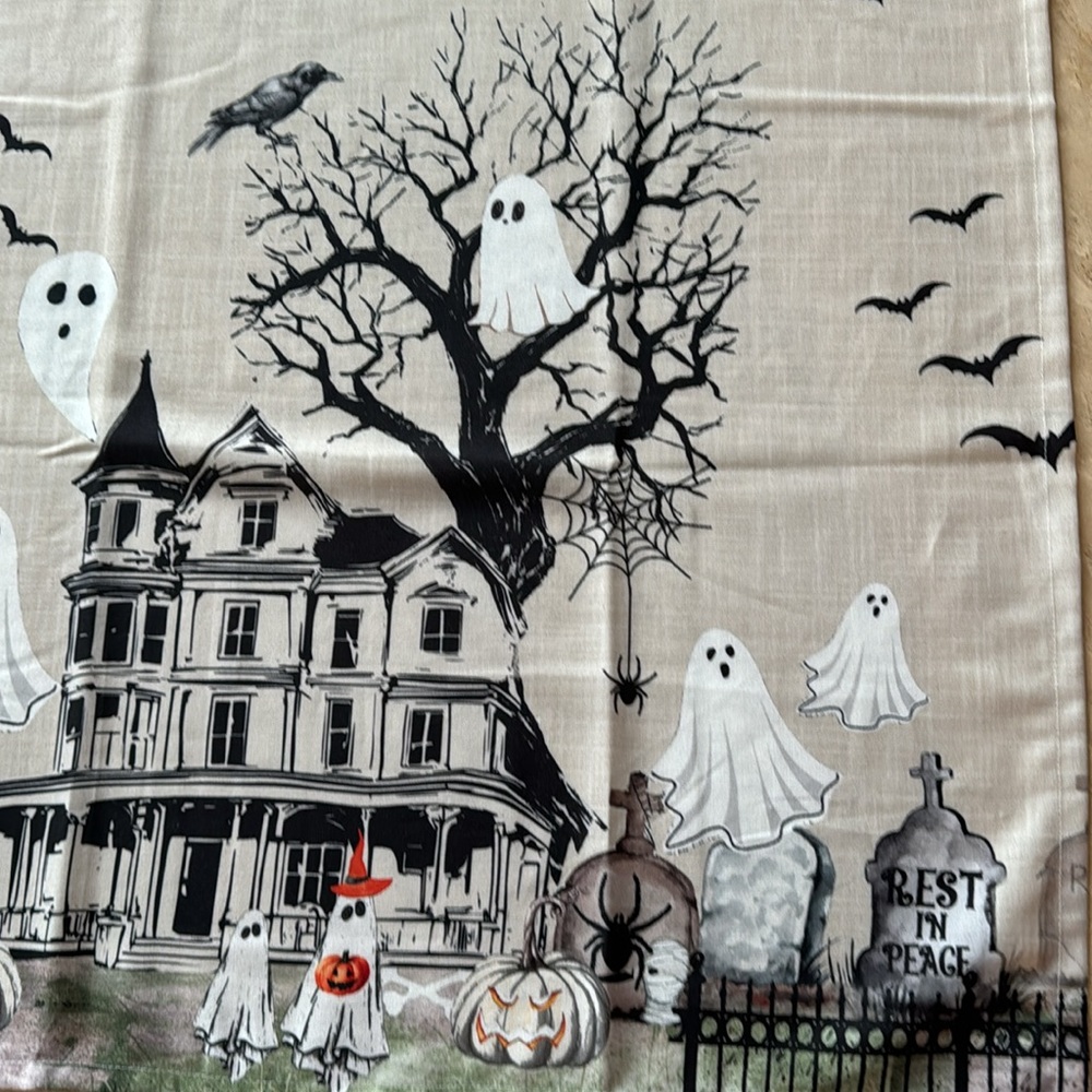 Mireille Designs  Feelin’ Spooky Tablecloth 52 x 70” NWT